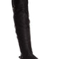 American Rag Women's Adarra Knee High Riding Boots Smooth Black Size 8 M