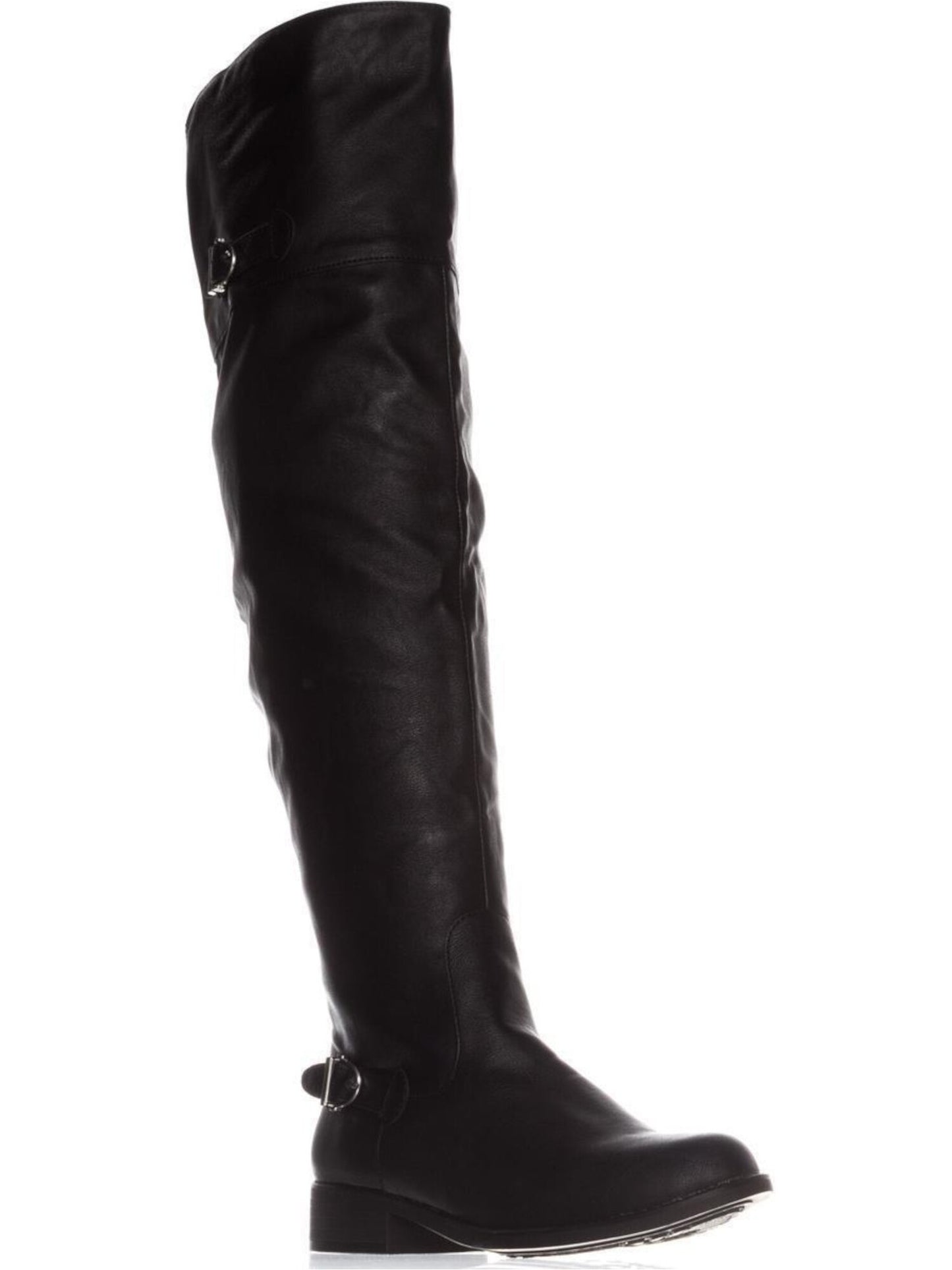 American Rag Women's Adarra Knee High Riding Boots Smooth Black Size 8 M