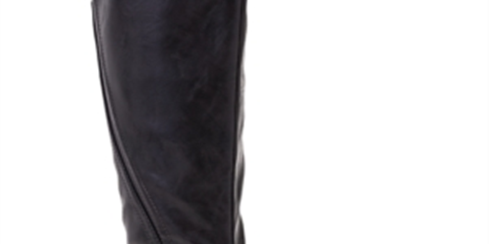 Style & Co Women's Milah Tall Casual Mid Calf Boots Charcoal Size 5.5 M