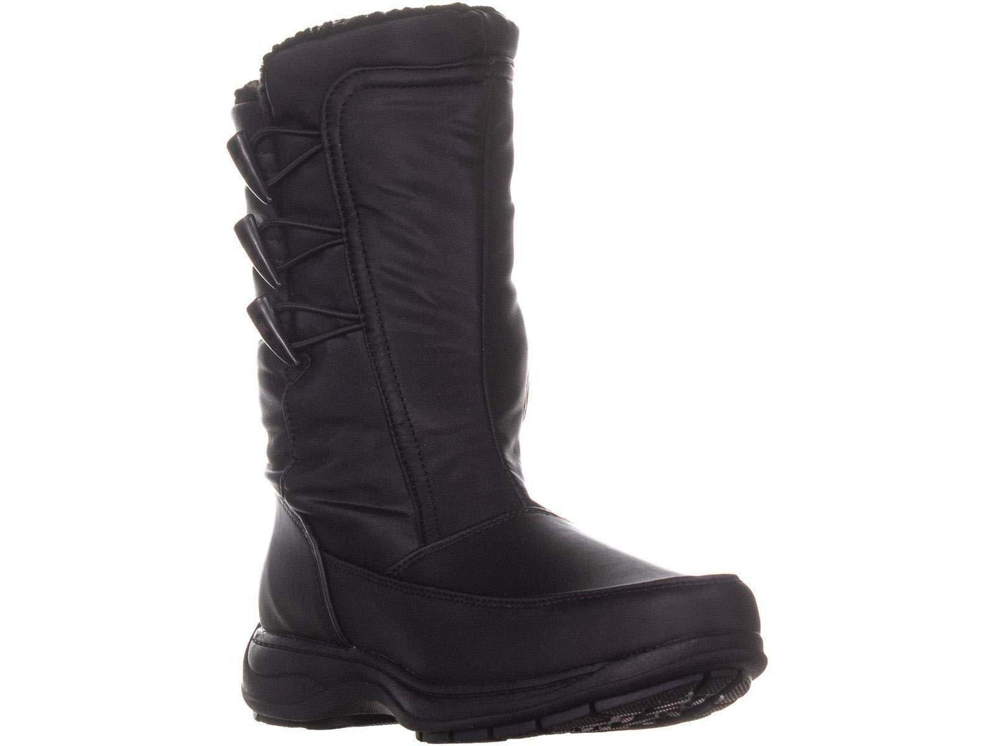 Sporto Women's Dana Closed Toe Mid Calf Cold Weather Boots Black Size 8 M