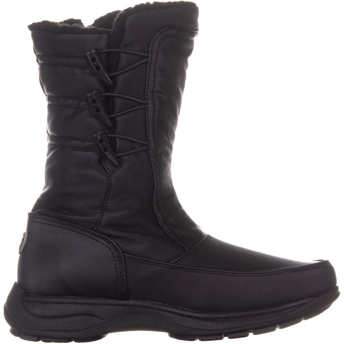 Sporto Women's Dana Closed Toe Mid Calf Cold Weather Boots Black Size 8 M