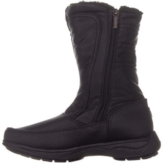 Sporto Women's Dana Closed Toe Mid Calf Cold Weather Boots Black Size 8 M