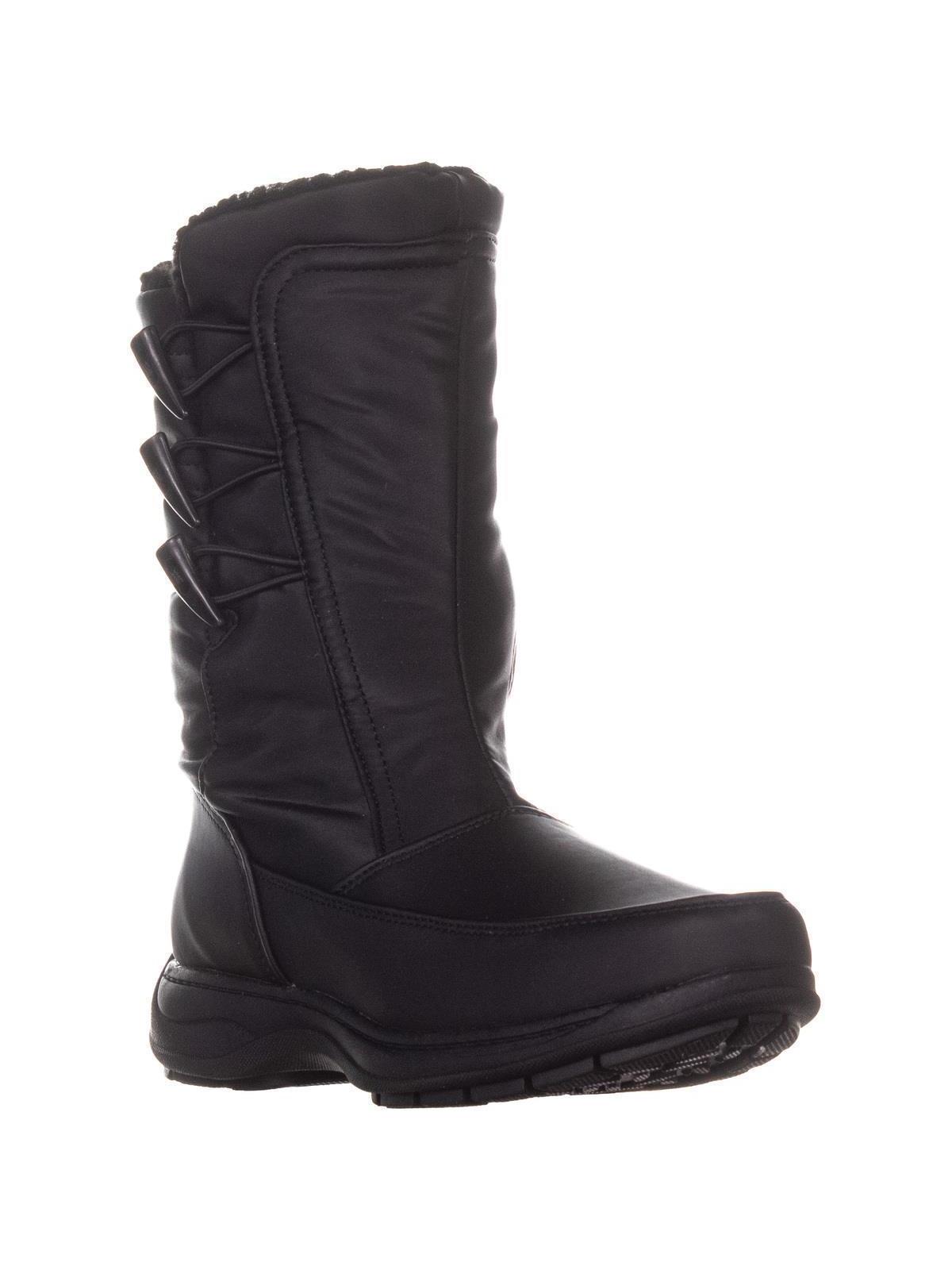 Sporto Women's Dana Closed Toe Mid Calf Cold Weather Boots Black Size 8 M
