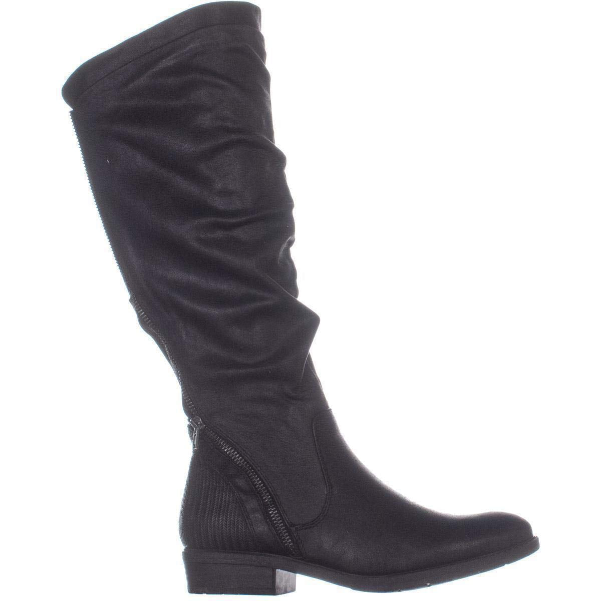 Baretraps Women's Yulissa Closed Toe Mid Calf Fashion Boots Black Size 6.5 M