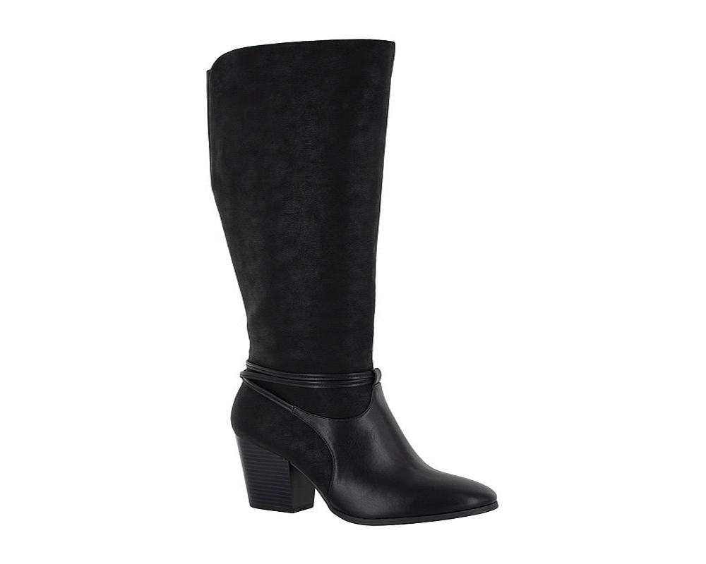 Easy Street Women's Premium Tall Boot Black Size 6 M