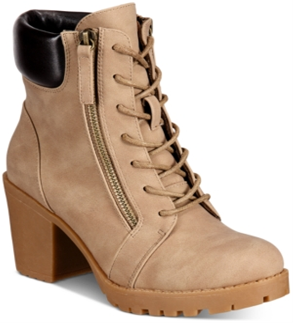 ZiGi Women's Kayne Heeled Hiker Boots Brown Size 11 M