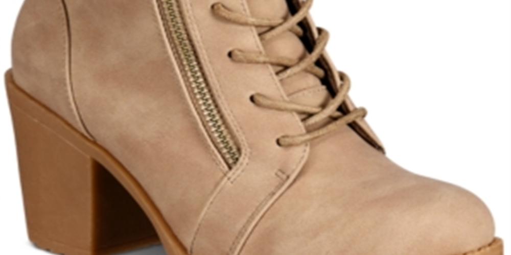 ZiGi Women's Kayne Heeled Hiker Boots Brown Size 11 M