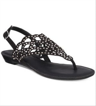 Zigi Soho Women's Mariane Flat Thong Sandals Black Size 11 M