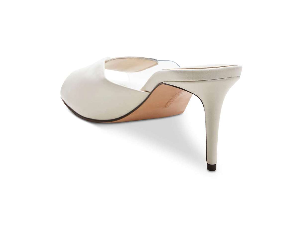 Enzo Angiolini Women's Alabaster Adelia Leather Sandal White Size 8.5 M