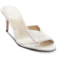 Enzo Angiolini Women's Alabaster Adelia Leather Sandal White Size 8.5 M