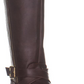 Guess Women's Haydin Faux Leather Tall Riding Boots Dark Brown Size 9.5M
