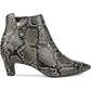 Seven Dials Women's Coralie Snake Print D Ankle Boots Gray Size 5 M