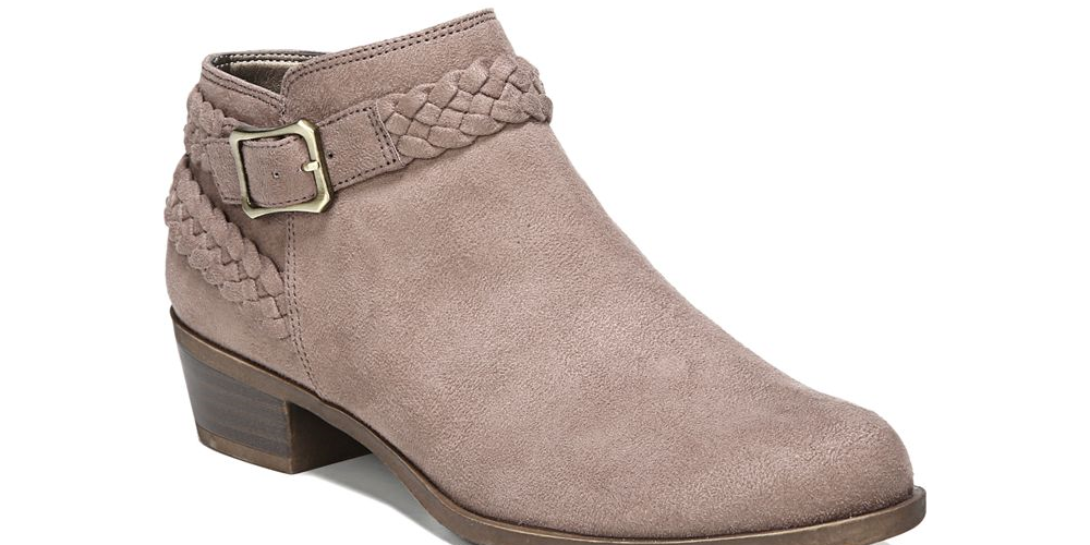 LifeStride Women's Adriana Bootie Ankle Boots BrownSize 7.5 W