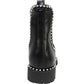 Seven Dials Women's Smooth Shelley Studded Trim Ankle Boots Black Size 5.5 M