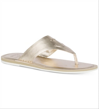 Sperry Women's Seaport Thong Leather Open Toe Casual Pu/Platinum Gray Size 8 M