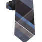 Kenneth Cole Reaction Men's Crosswalk Plaid Tie Gray One Size