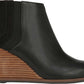 Dr. Scholl's Women's Patch Fabric Closed Toe Ankle Fashion Boots Black Size 9.5M