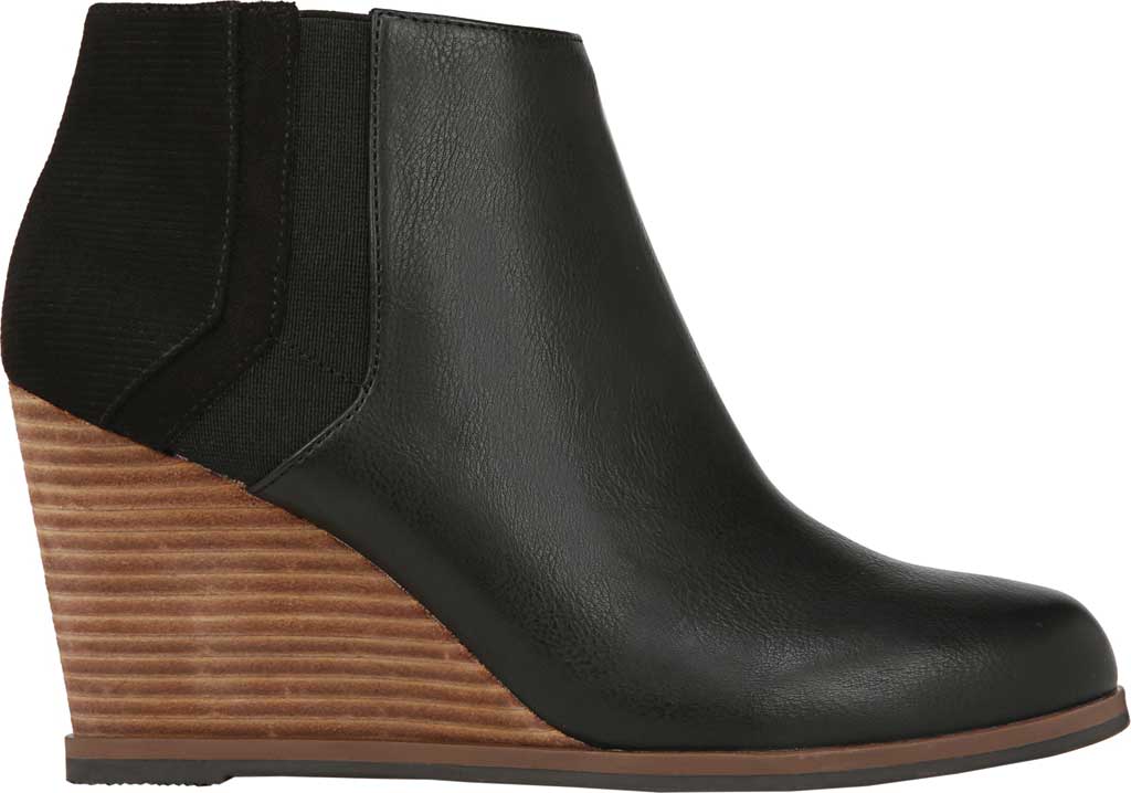 Dr. Scholl's Women's Patch Fabric Closed Toe Ankle Fashion Boots Black Size 9.5M