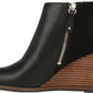 Dr. Scholl's Women's Patch Fabric Closed Toe Ankle Fashion Boots Black Size 9.5M