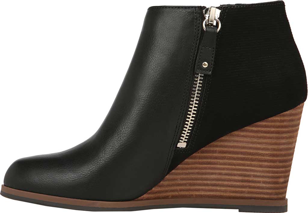 Dr. Scholl's Women's Patch Fabric Closed Toe Ankle Fashion Boots Black Size 9.5M
