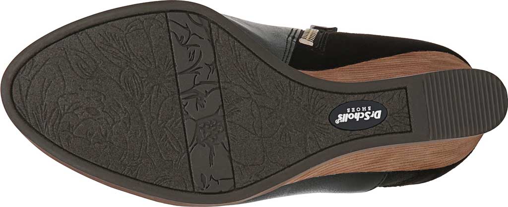 Dr. Scholl's Women's Patch Fabric Closed Toe Ankle Fashion Boots Black Size 9.5M