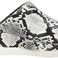 Kenneth Cole Reaction Women's Snake Embossed Pepea Slide Sandals White Size 10 M