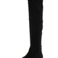 Kenneth Cole Reaction Women's Wind y Over the Knee Boots Black Size 8.5 M