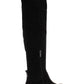 Kenneth Cole Reaction Women's Wind y Over the Knee Boots Black Size 8.5 M