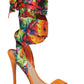 Steve Madden Oasis Women's Sandal Orange Multi Size 5.5M