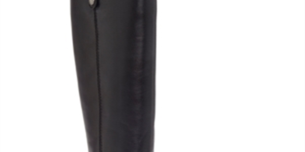 INC International Concepts Women's Fawne Riding Leather Boots Navy Size 11 M