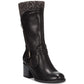 Bare Traps Women's Weslin Mid Shaft Faux Leather Boots Black Size 11 M