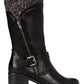 Bare Traps Women's Weslin Mid Shaft Faux Leather Boots Black Size 11 M