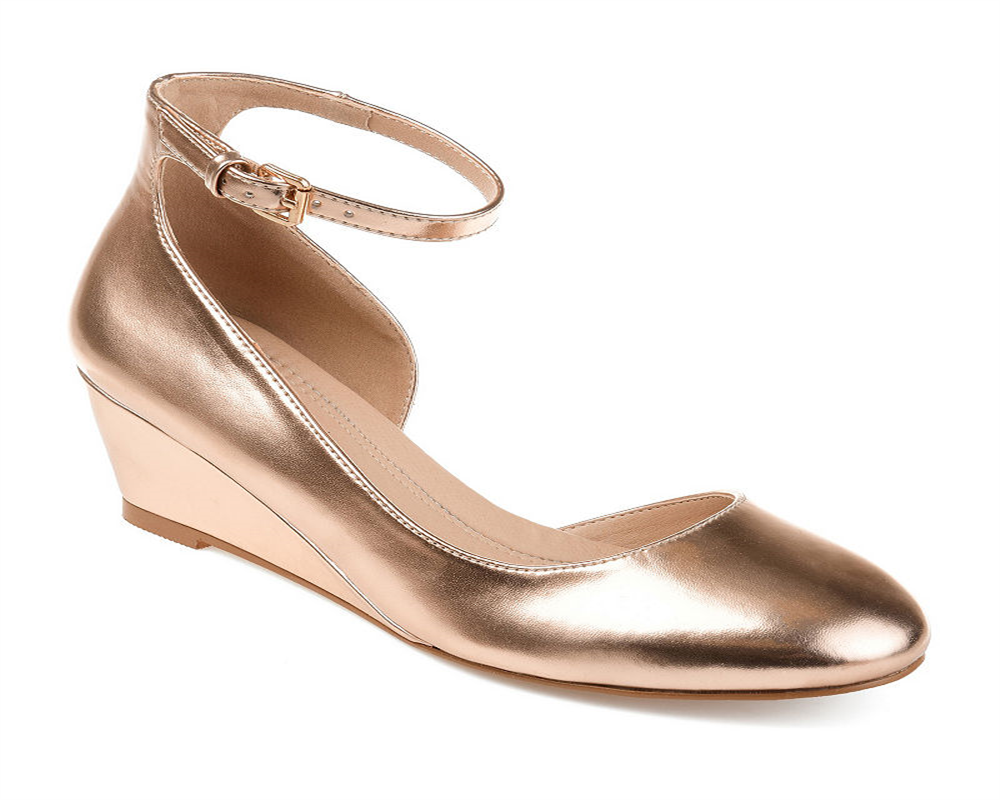 Journee Collection Women's Seely Pumps Gold Size 9.5 M
