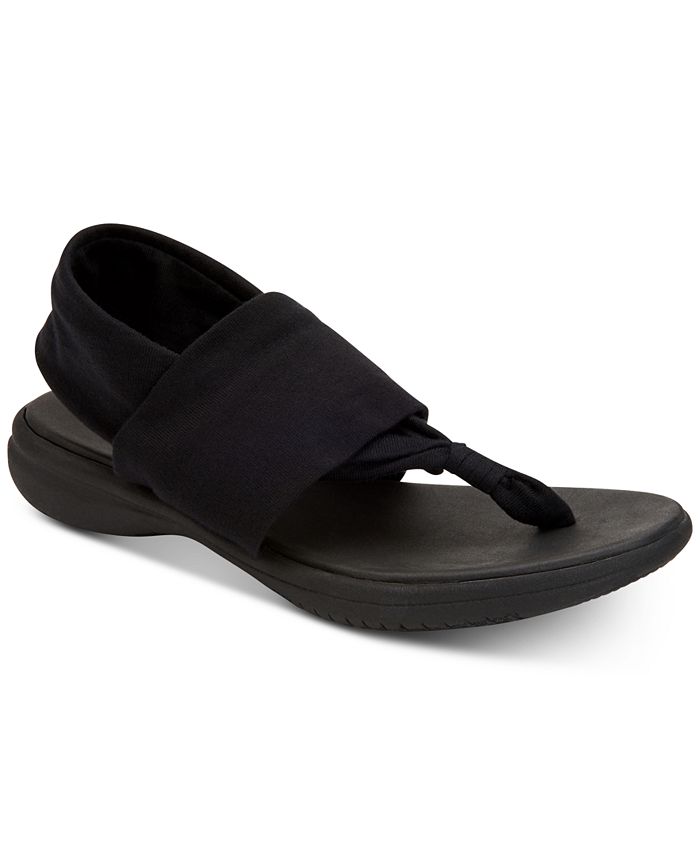 Ideology Women's Sorria Open Toe Casual Sport Sandals Black Size 6 M