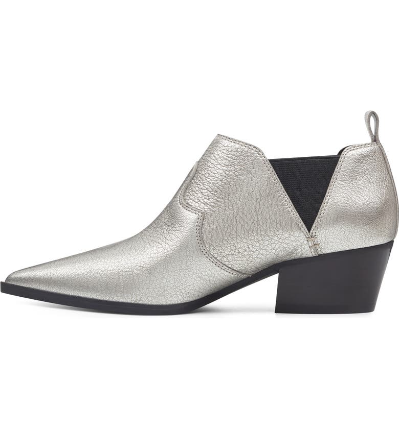 Nine West Women's Cahluz Leather Bootie Black Size 7.5 M