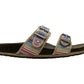 Madden Girl Women's Bundles Open Toe Casual Slide Sandals Blue Size 8.5 M