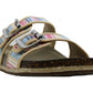Madden Girl Women's Bundles Open Toe Casual Slide Sandals Blue Size 8.5 M