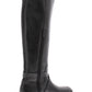 INC International Concepts Women's Fadora Boot Leather Round Toe Black