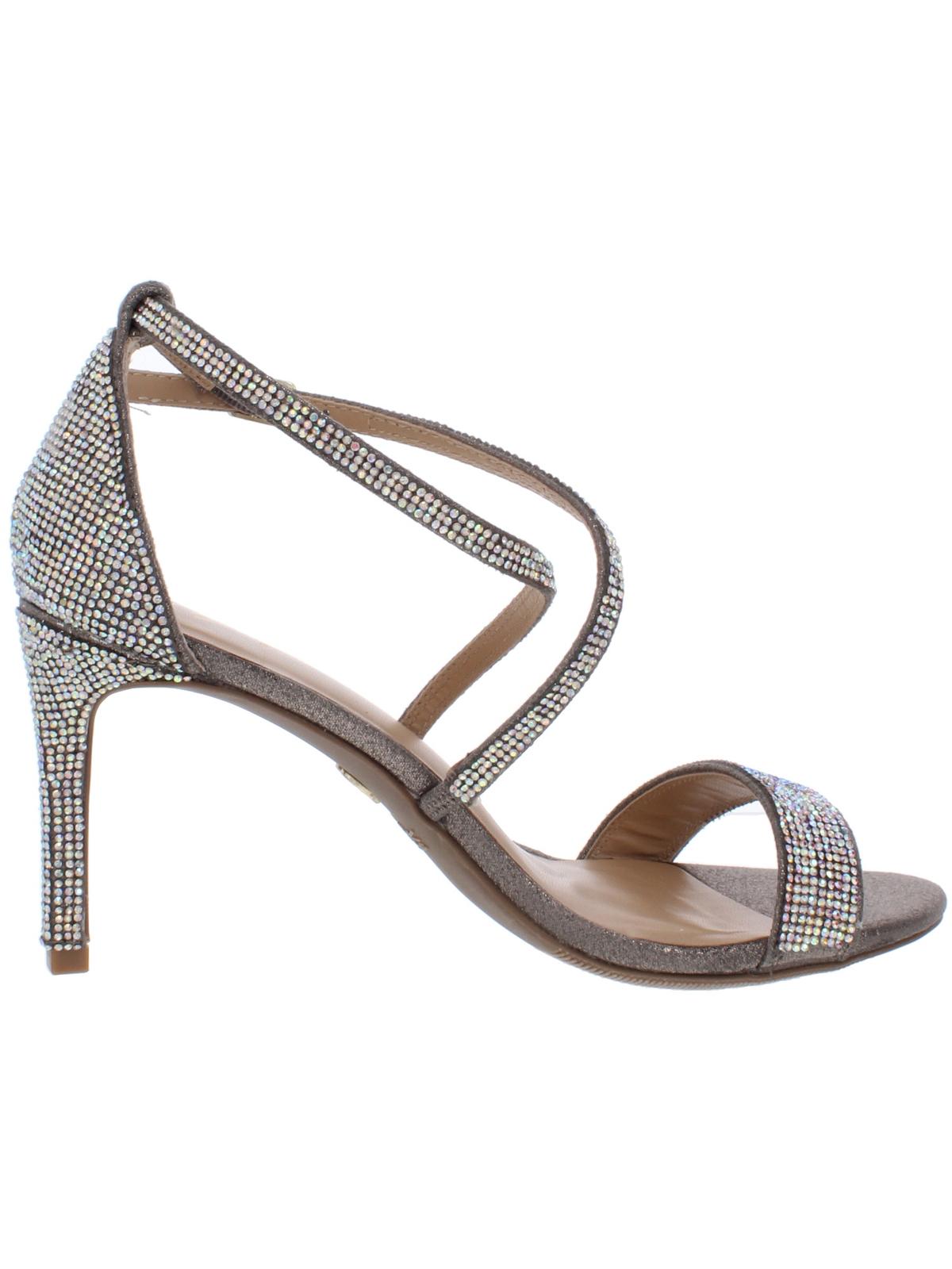 Thalia Sodi Women's Darria Strappy Sandals Brown Size 8 M
