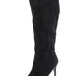 Steve Madden Women's Padded Kimari Pointed Toe Stiletto Heeled Boots Black Size 7.5 M