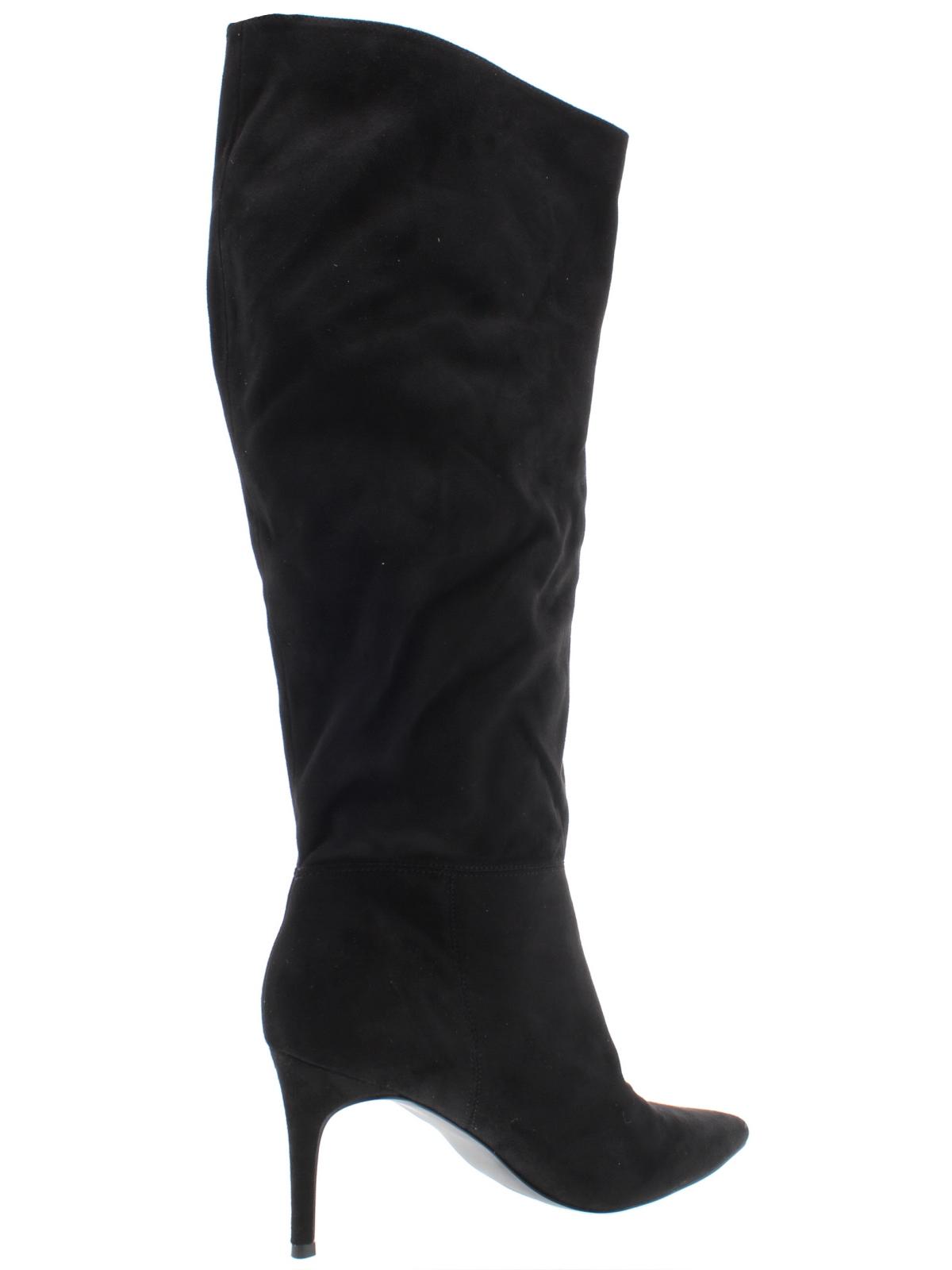 Steve Madden Women's Padded Kimari Pointed Toe Stiletto Heeled Boots Black Size 7.5 M