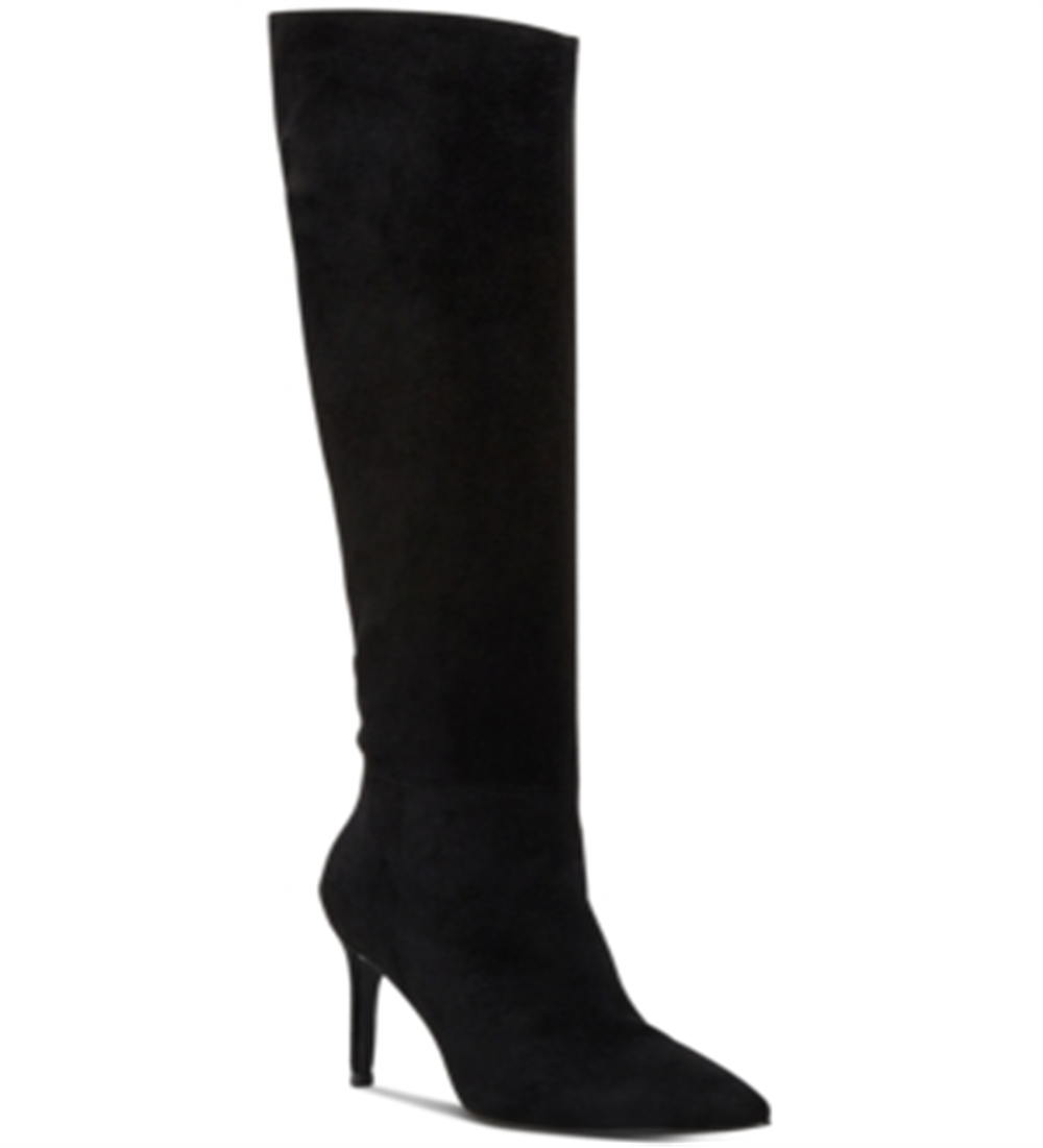 Steve Madden Women's Padded Kimari Pointed Toe Stiletto Heeled Boots Black Size 7.5 M