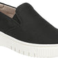 Natural Soul Women's Tia Platform Sneakers Black Size 8 M