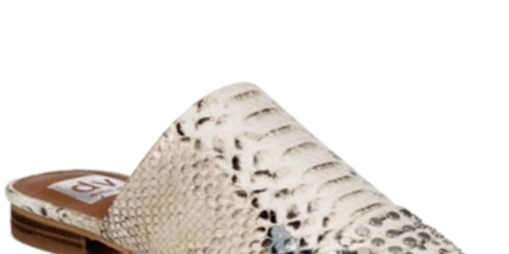 DV by Dolce Vita Women's Mules Snake Itzel Mule Brown Size 8 M