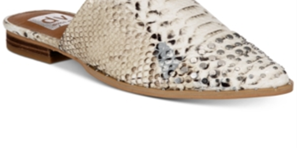 DV by Dolce Vita Women's Mules Snake Itzel Mule Brown Size 8 M