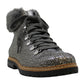 INC International Concepts Women's Pravale Faux Fur Closed Toe Ankle Chelsea Boots Gray Size 7 M