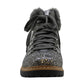 INC International Concepts Women's Pravale Faux Fur Closed Toe Ankle Chelsea Boots Gray Size 7 M