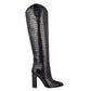 Guess Women's Mileena Western Dress Boots Black Size 6 M