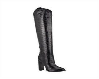 Guess Women's Mileena Western Dress Boots Black Size 6 M