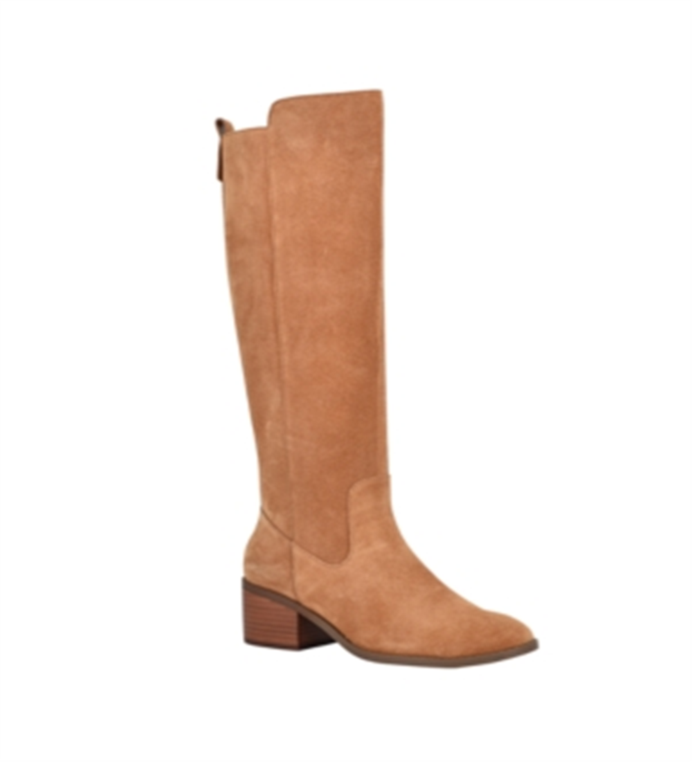 Marc Fisher Women's Rela Wide Calf Riding Boots Brown Size 9.5 W